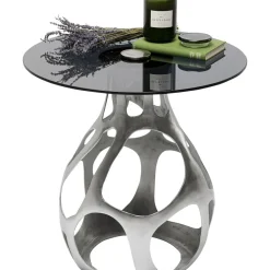 Table D Appoint Volcano Argente O60Cm