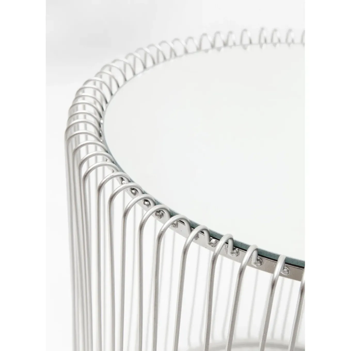 Table D Appoint Wire Argente (2/Set)