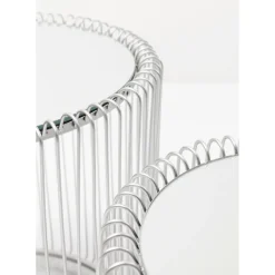 Table D Appoint Wire Argente (2/Set)
