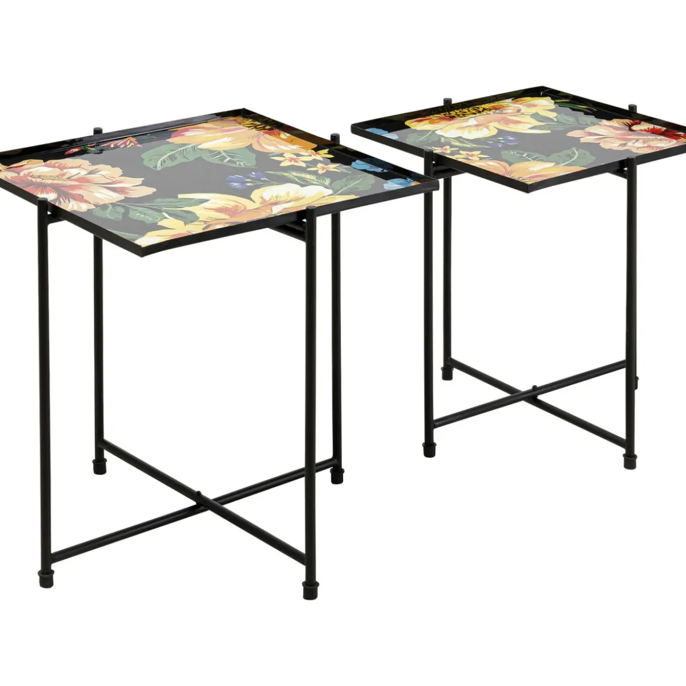 Table D Apppoint Flowers Garden Carre (2/Set)