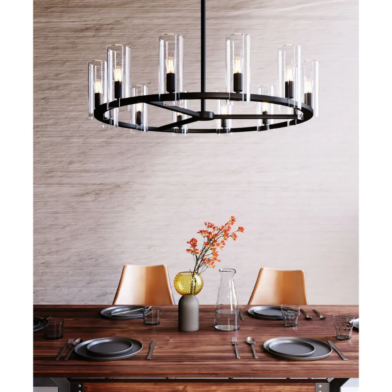 Table Downtown Noyer 220X100Cm