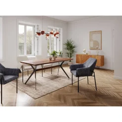 Table Downtown Noyer 180X90Cm
