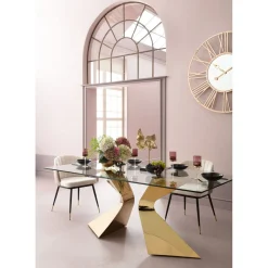 Table Gloria Gold 200X100Cm