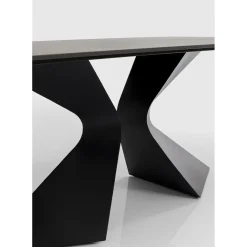 Table Gloria Noir Ceramique 200X100