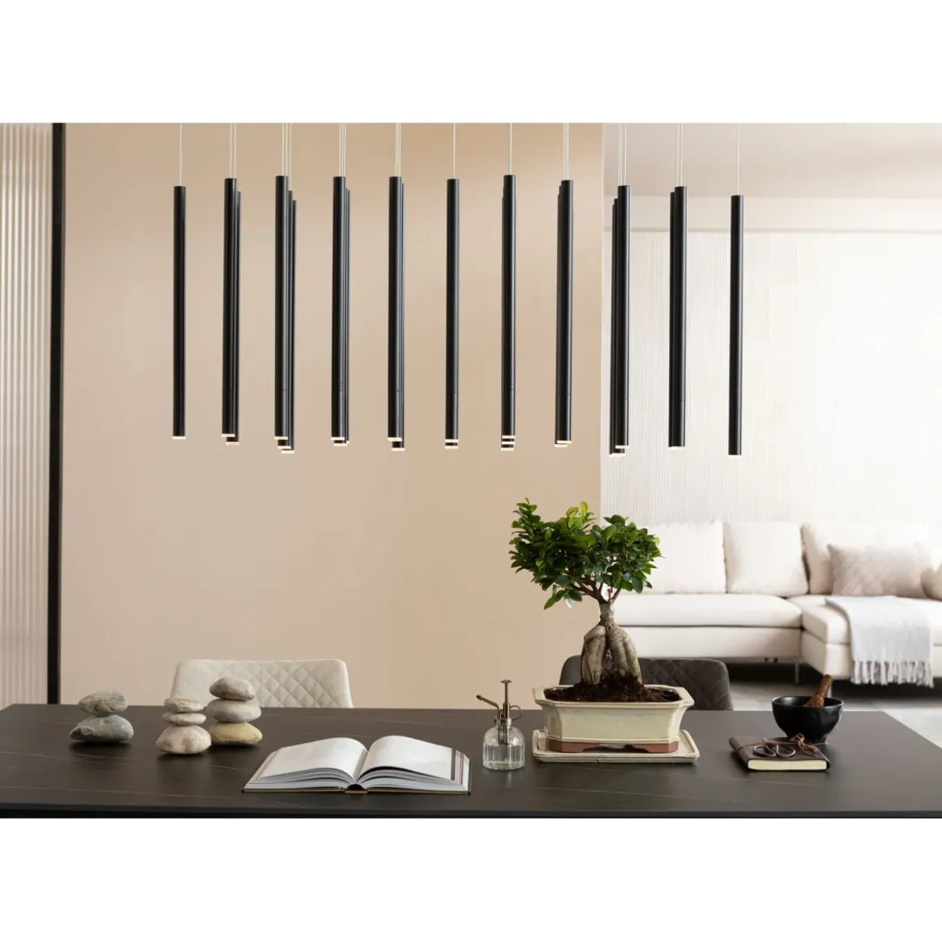 Table Gloria Noir Ceramique 200X100