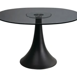 Table Grande Possibilita Verre Fume O110Cm