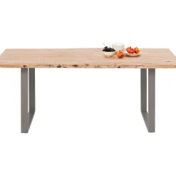 Table Harmony Acier Brut 180X90Cm