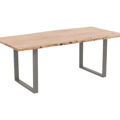 Table Harmony Acier Brut 160X80Cm