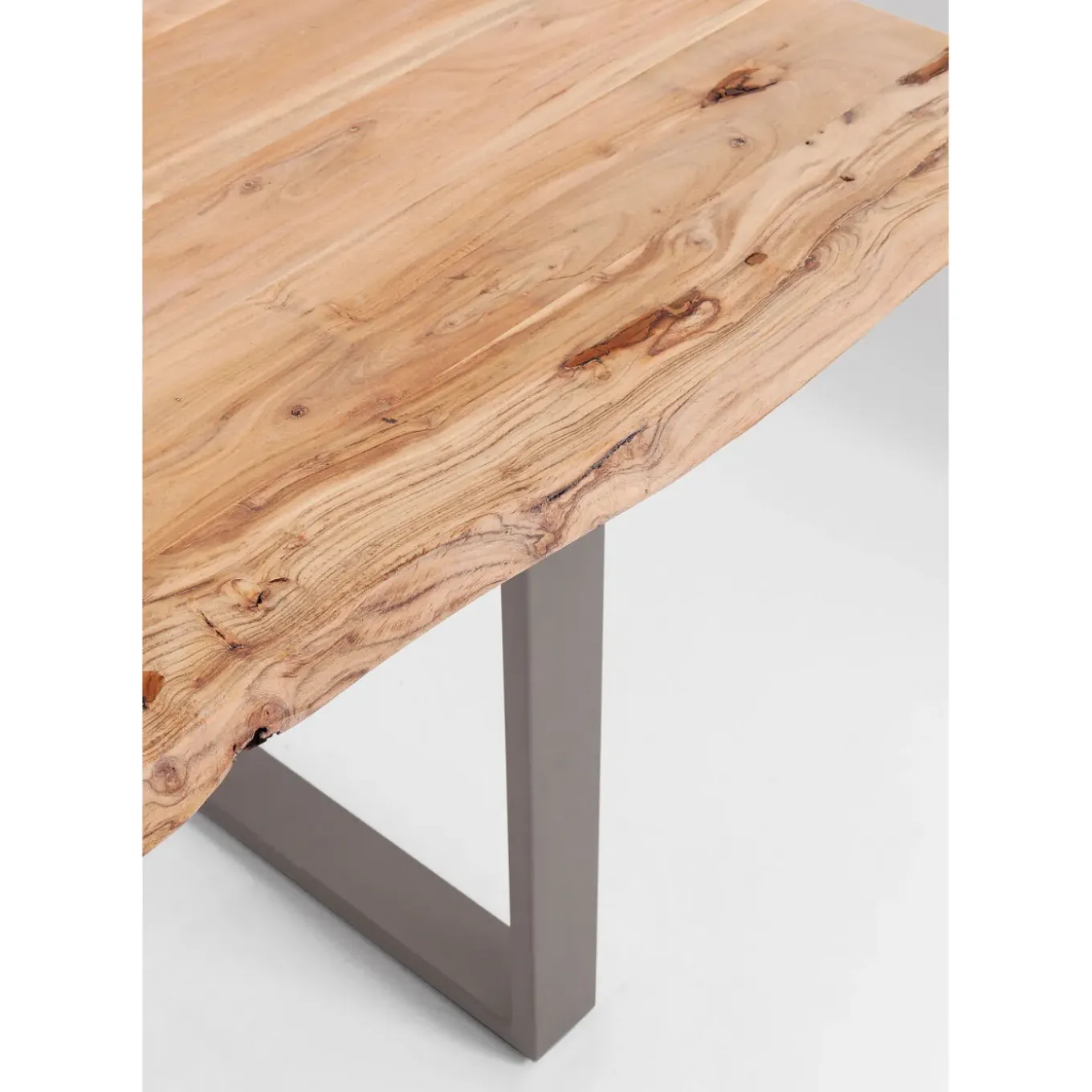 Table Harmony Acier Brut 160X80Cm