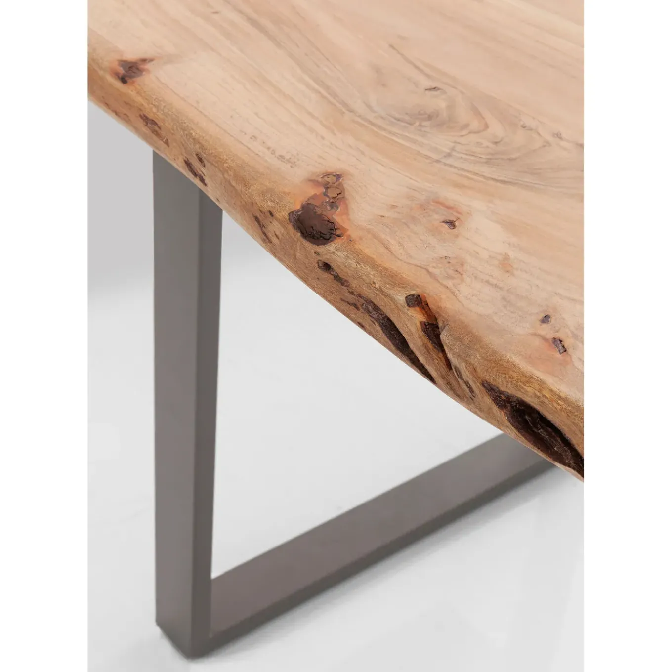 Table Harmony Acier Brut 200X100Cm