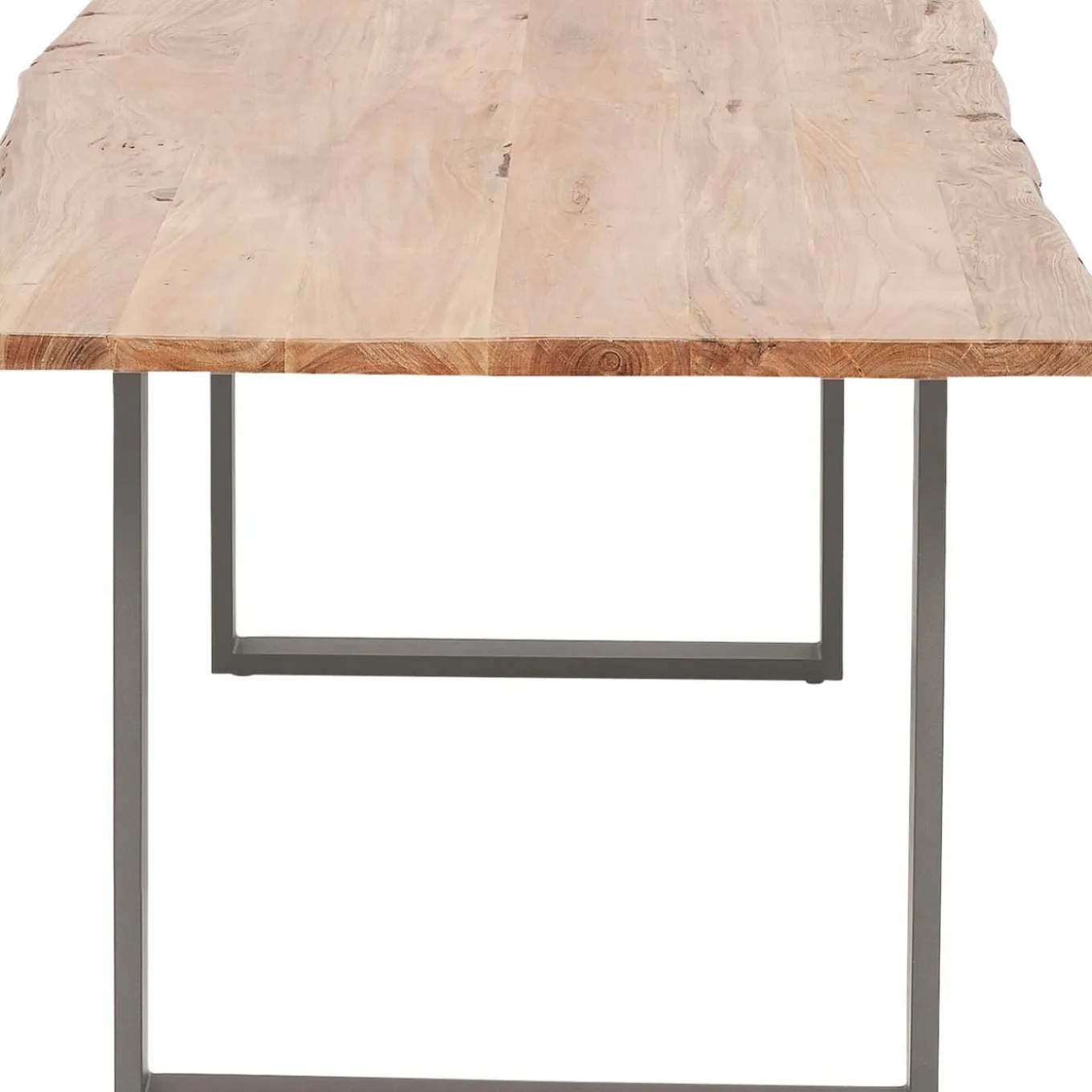 Table Harmony Acier Brut 200X100Cm
