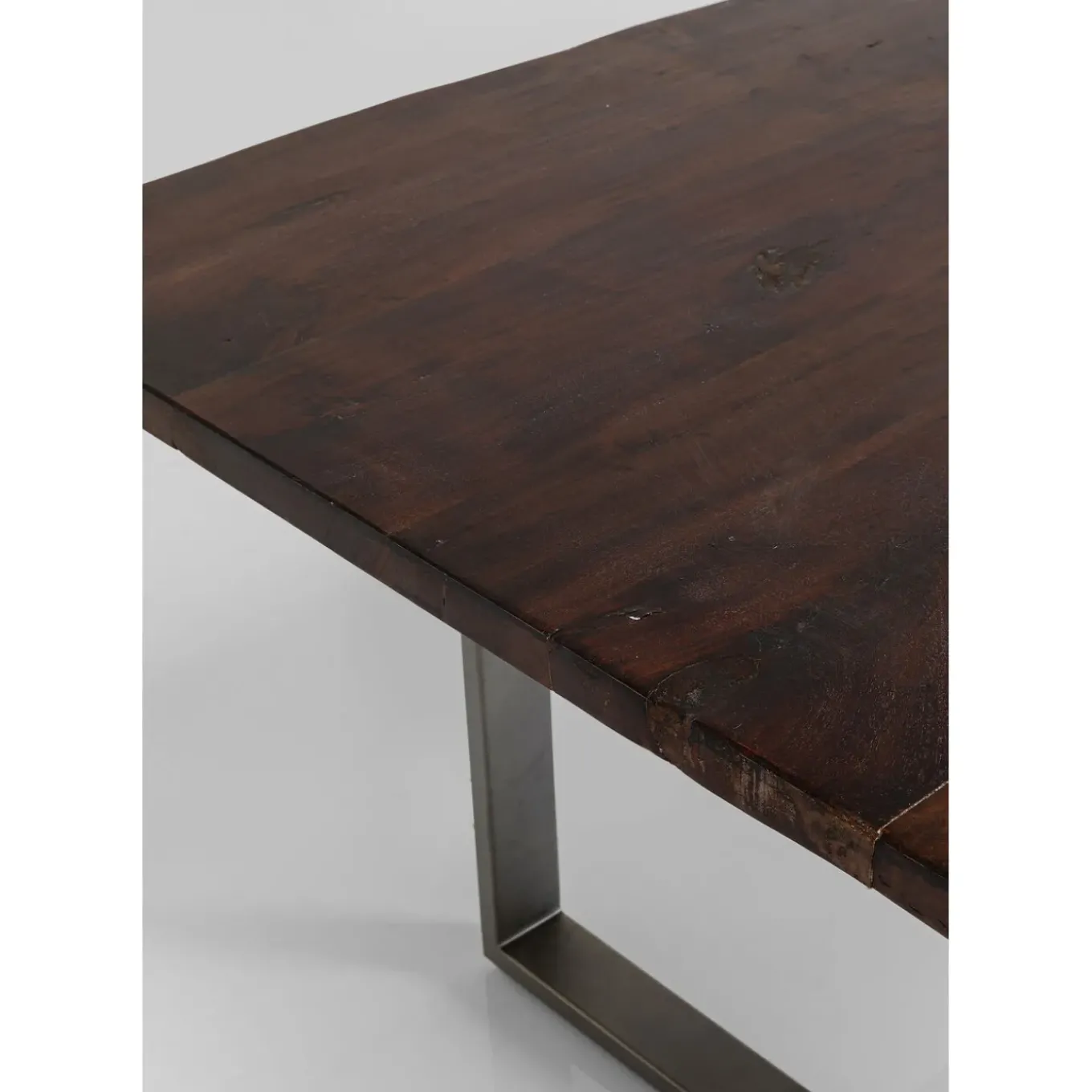 Table Harmony Fonce Acier Brut 200X100