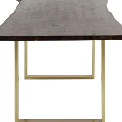 Table Harmony Fonce Acier Brut 200X100
