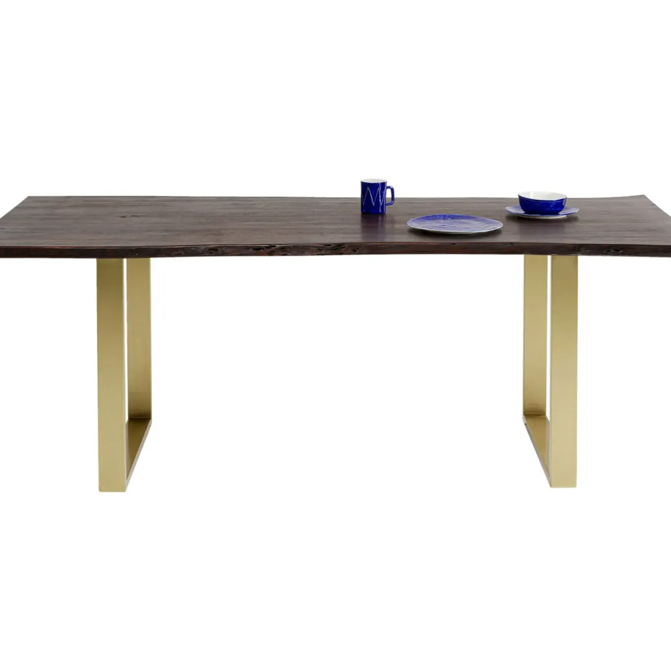 Table Harmony Fonce Acier Brut 200X100