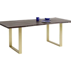 Table Harmony Fonce Acier Brut 200X100