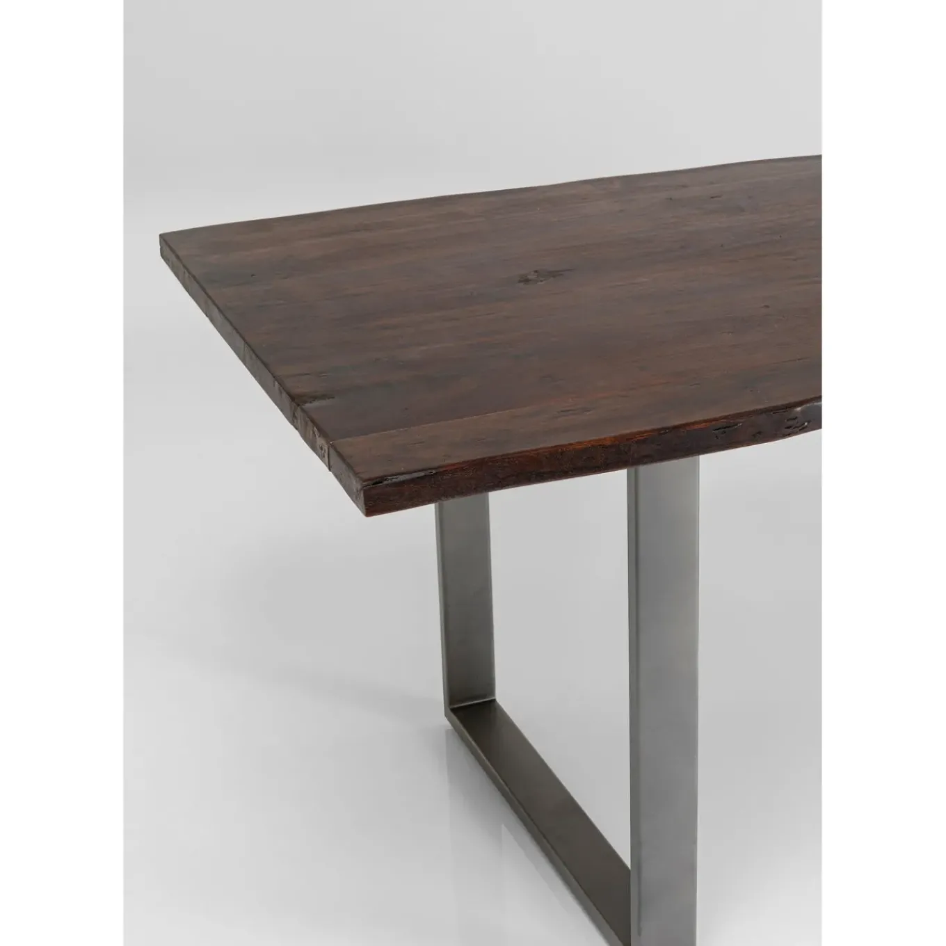 Table Harmony Fonce Acier Brut 160X80