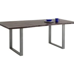 Table Harmony Fonce Acier Brut 160X80