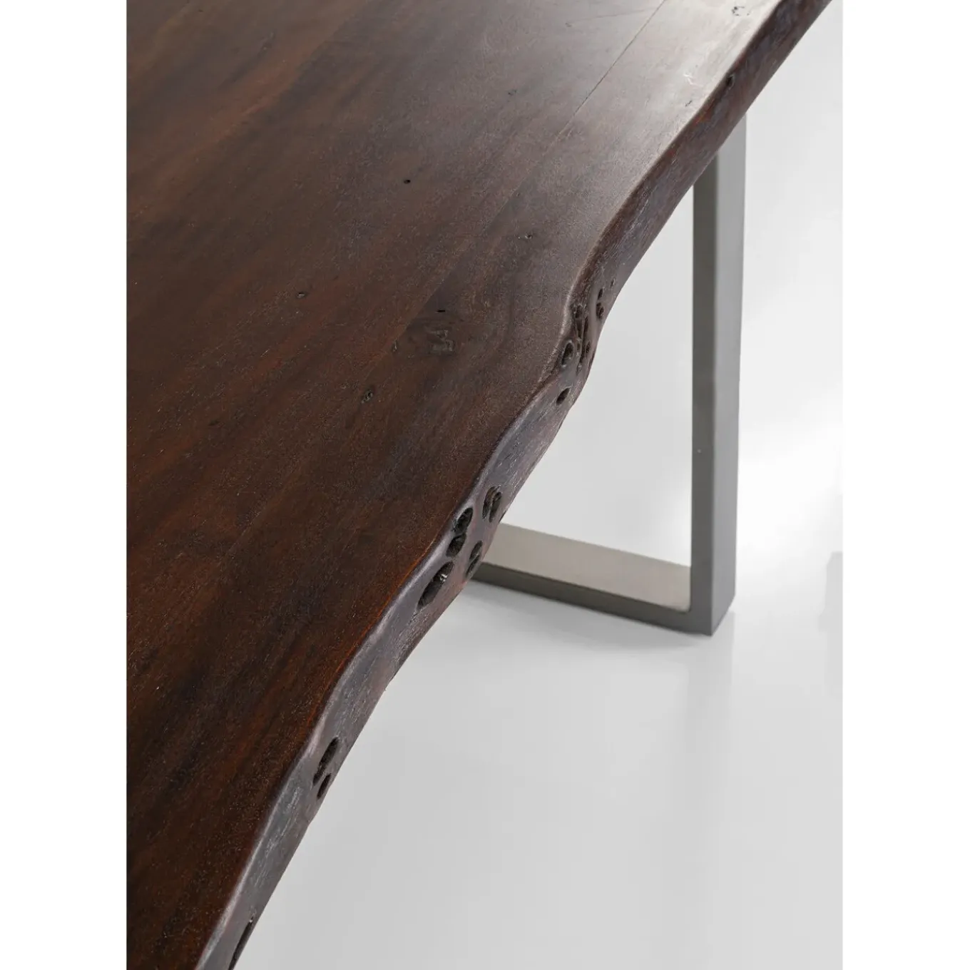 Table Harmony Fonce Acier Brut 160X80
