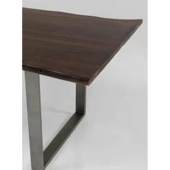 Table Harmony Fonce Acier Brut 160X80