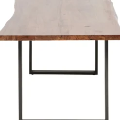 Table Harmony Fonce Acier Brut 180X90