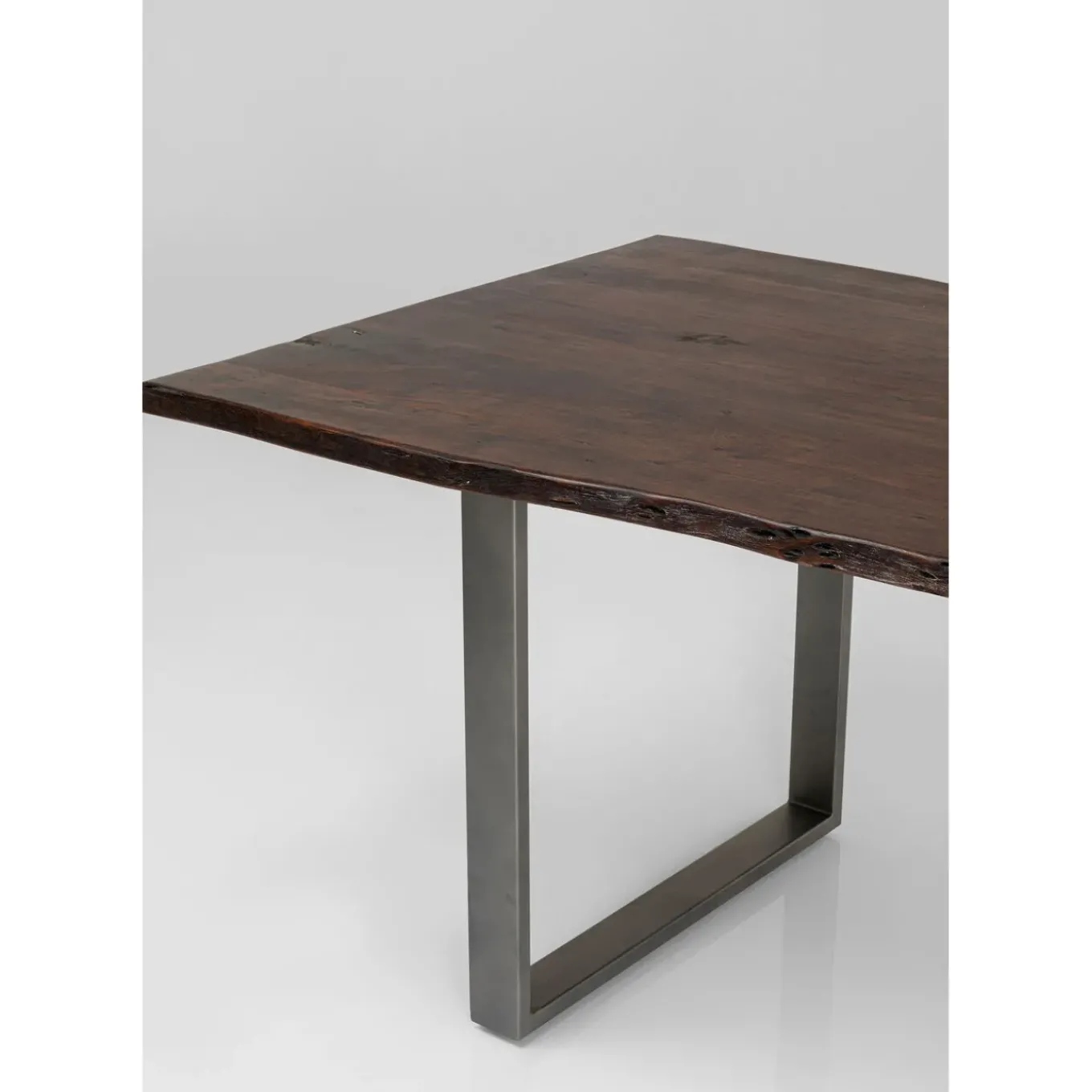 Table Harmony Fonce Acier Brut 180X90
