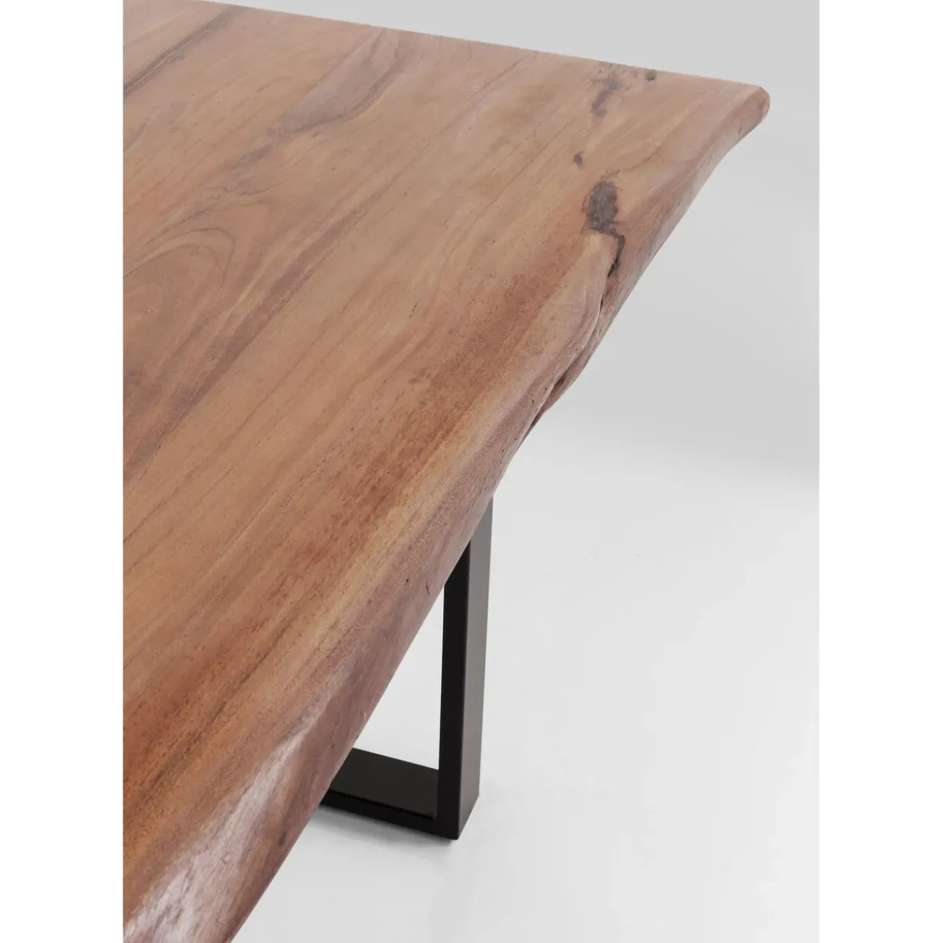 Table Harmony Fonce Acier Brut 180X90