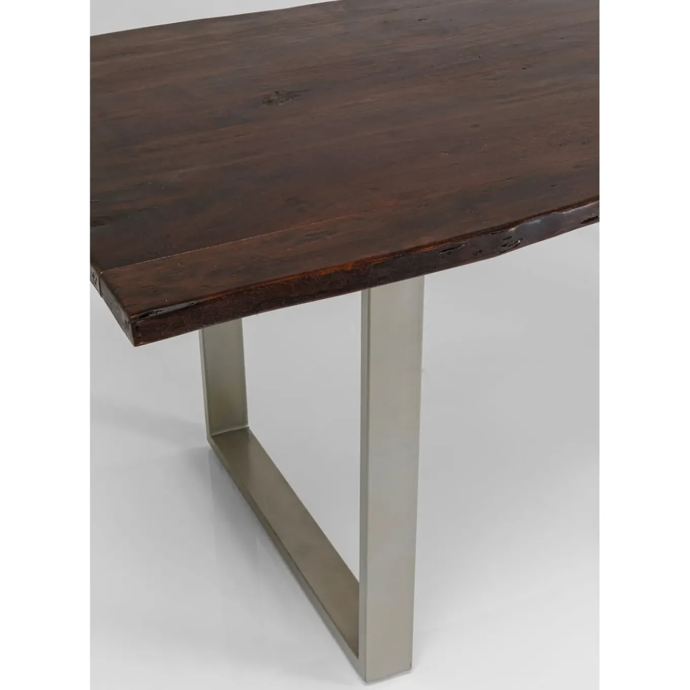 Table Harmony Fonce Argente 160X80