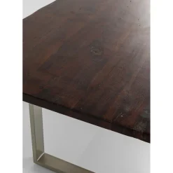 Table Harmony Fonce Argente 200X100