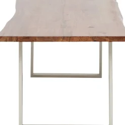 Table Harmony Fonce Argente 200X100