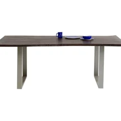 Table Harmony Fonce Argente 180X90
