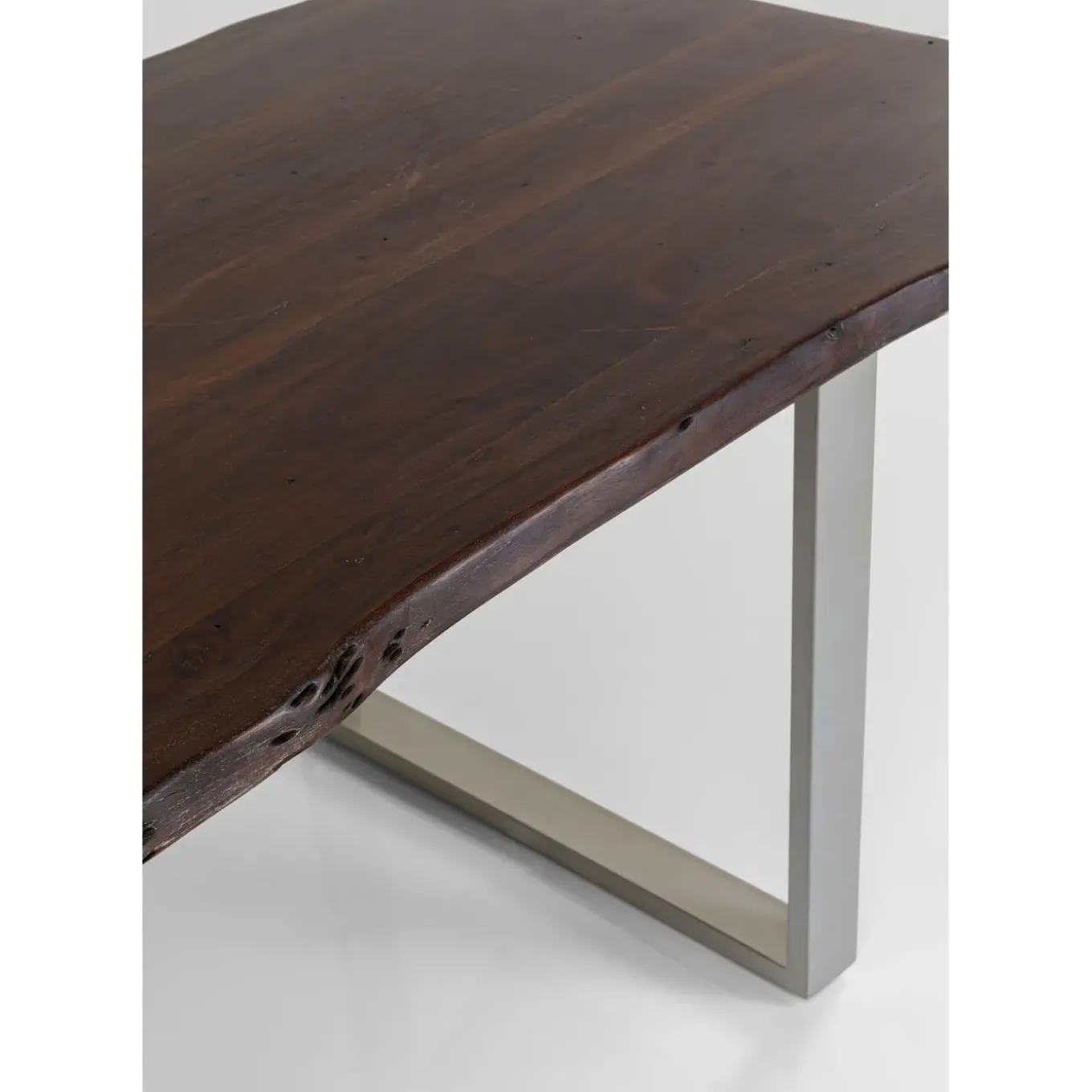 Table Harmony Fonce Argente 160X80