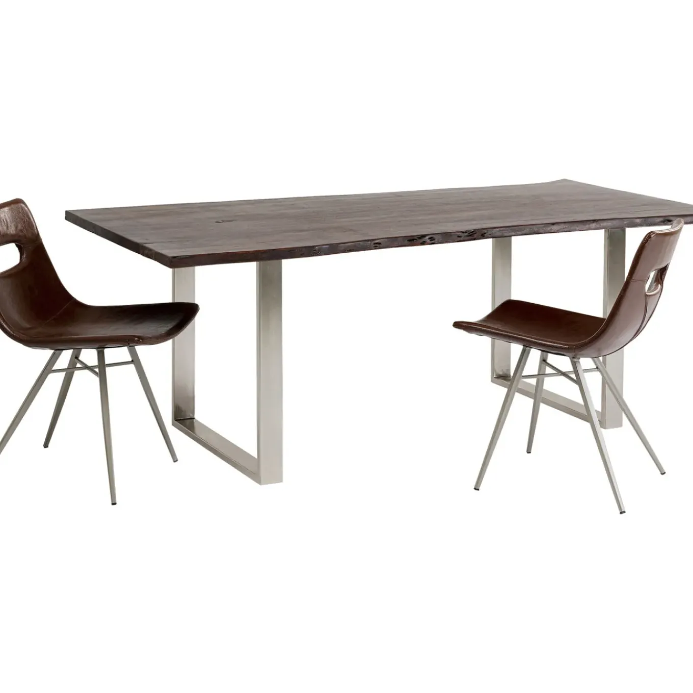 Table Harmony Fonce Chrome 180X90Cm