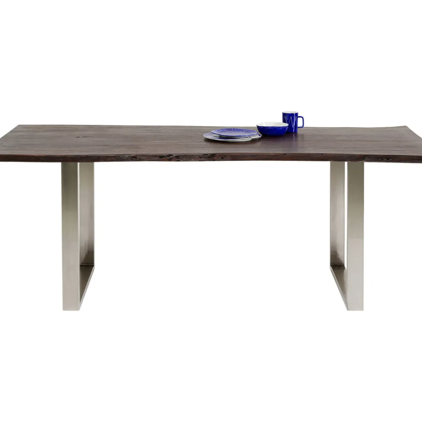 Table Harmony Fonce Chrome 180X90Cm