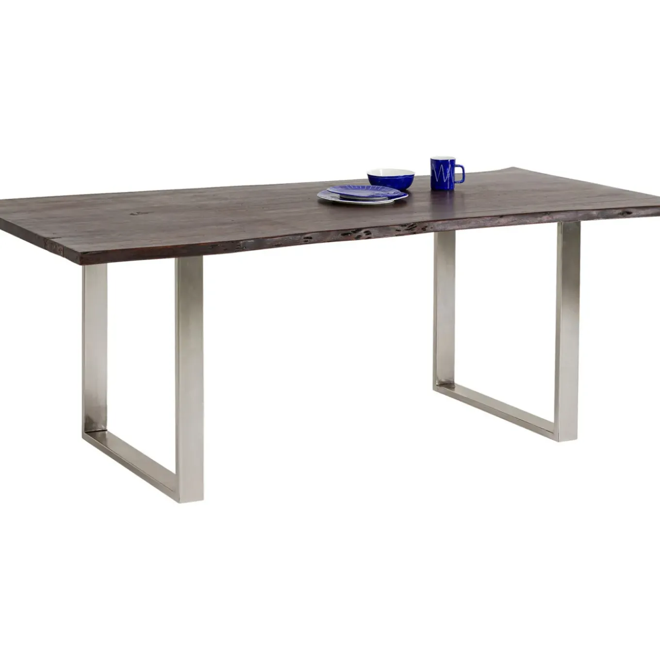Table Harmony Fonce Chrome 180X90Cm