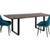 Table Harmony Fonce Noir 160X80