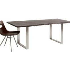Table Harmony Fonce-Chrome 160X80Cm