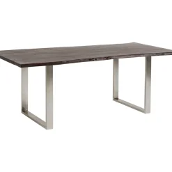 Table Harmony Fonce-Chrome 160X80Cm