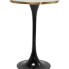 Table Haute San Remo Noir Rond 100X70Cmo