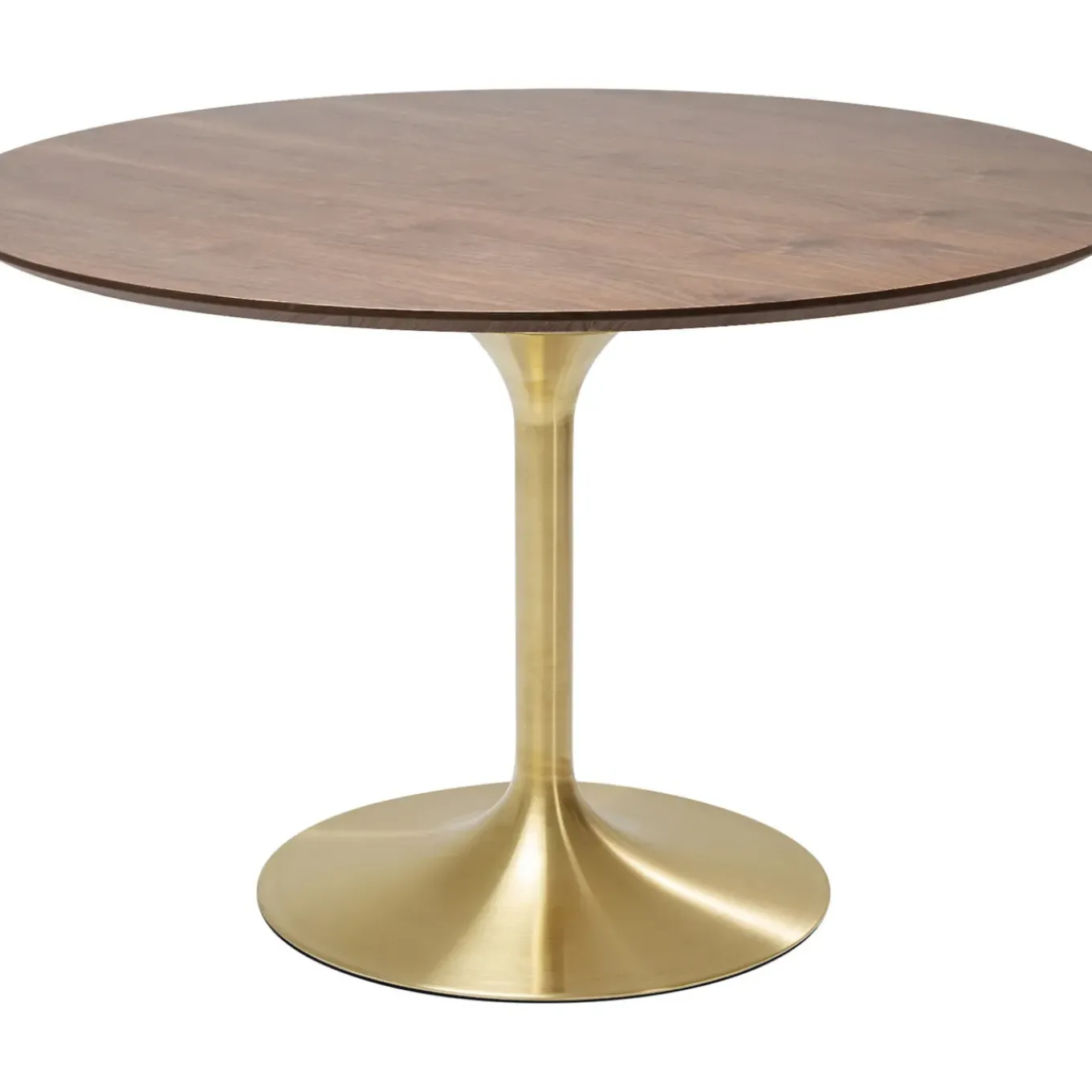 Table Invitation Noyer-Laiton O120Cm