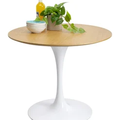 Table Invitation Set Chene Blanc O90Cm