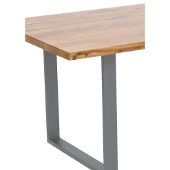 Table Jackie Chene-Acier Brut 160X80