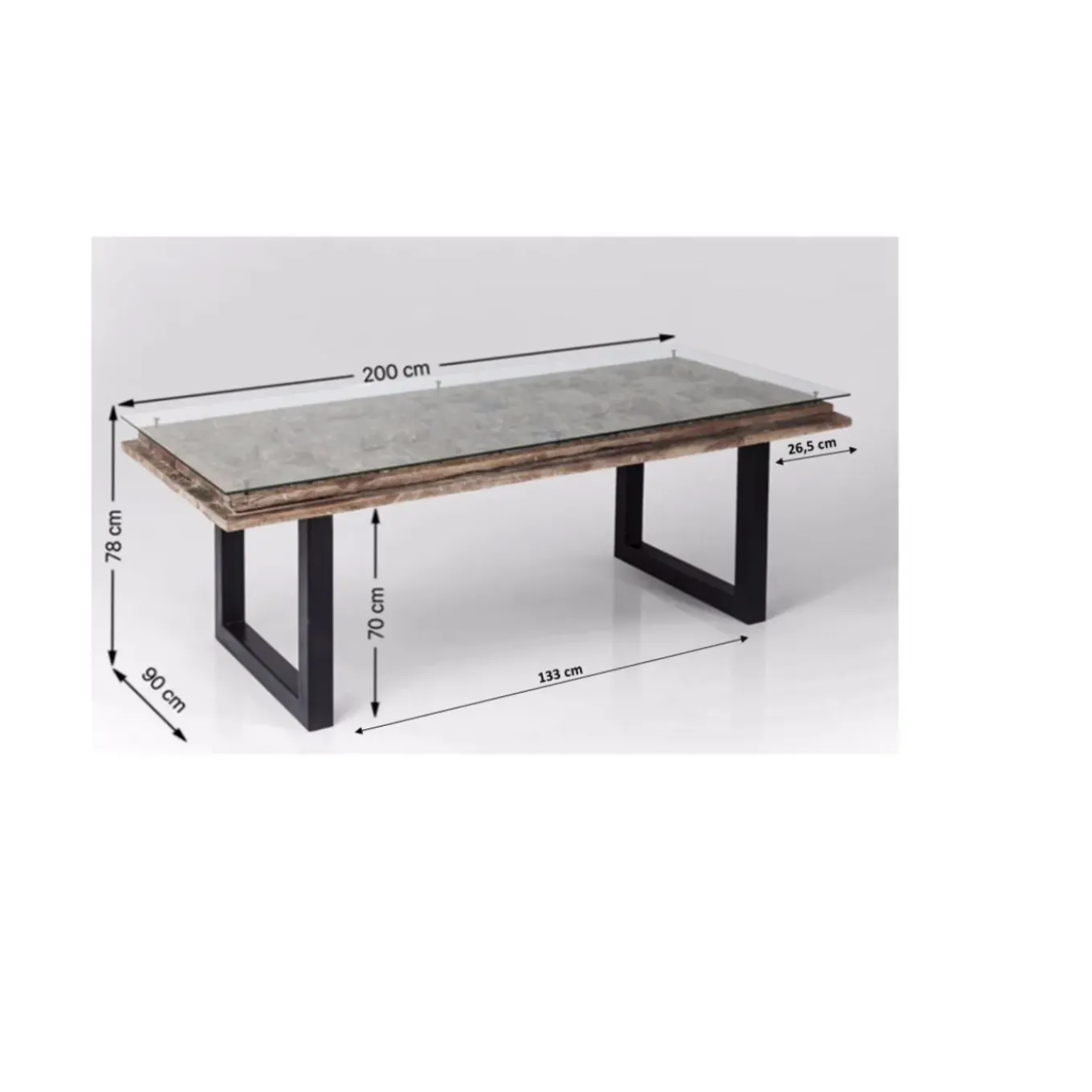 Table Kalif 200X90Cm