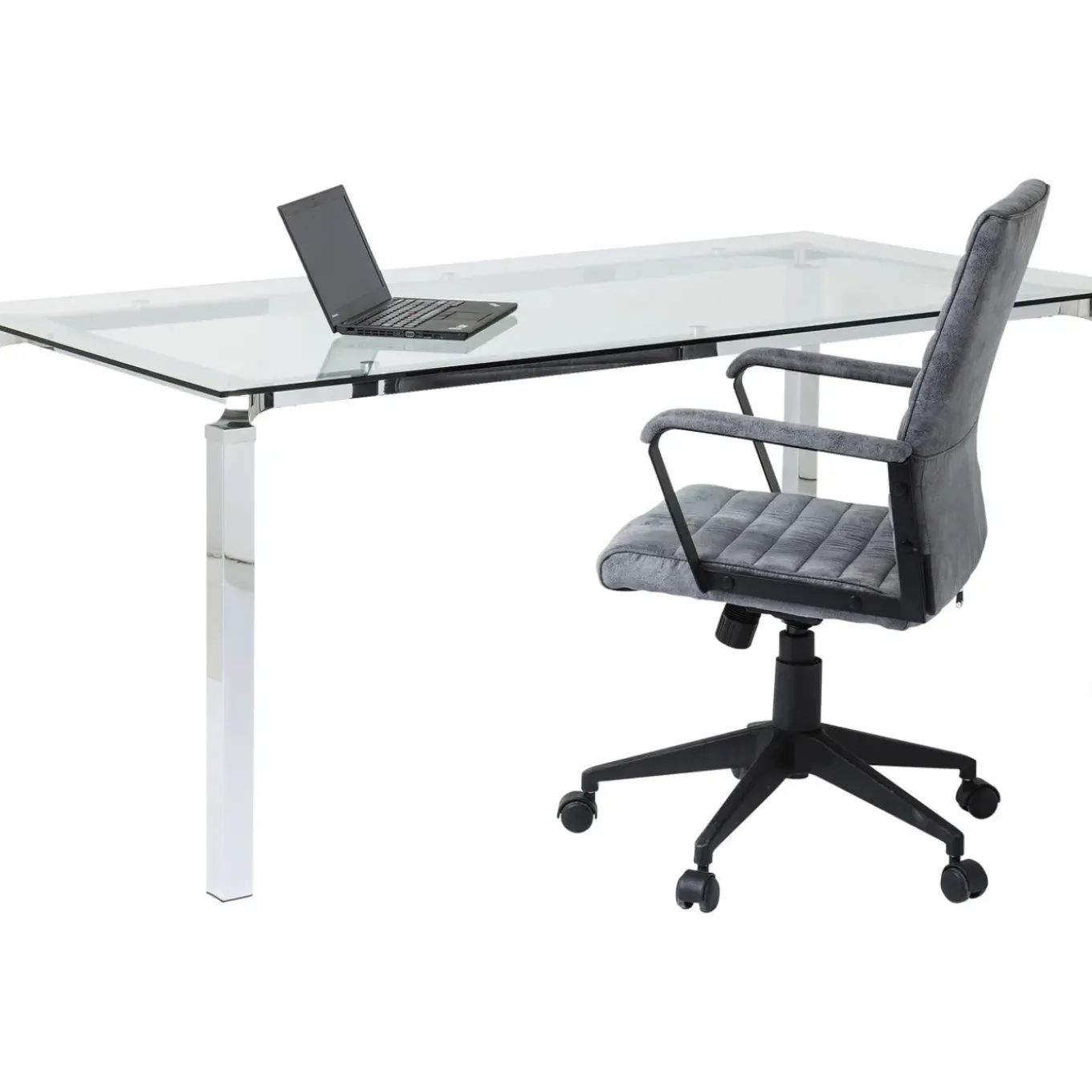Table Lorenco Chrome 180X90Cm