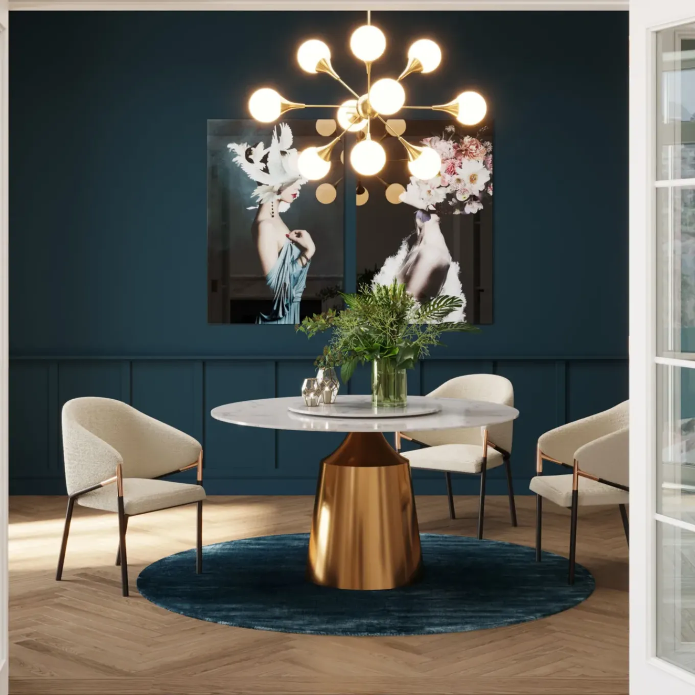 Table Lucia O135Cm