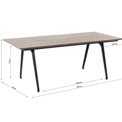 Table Paradise 200X90Cm