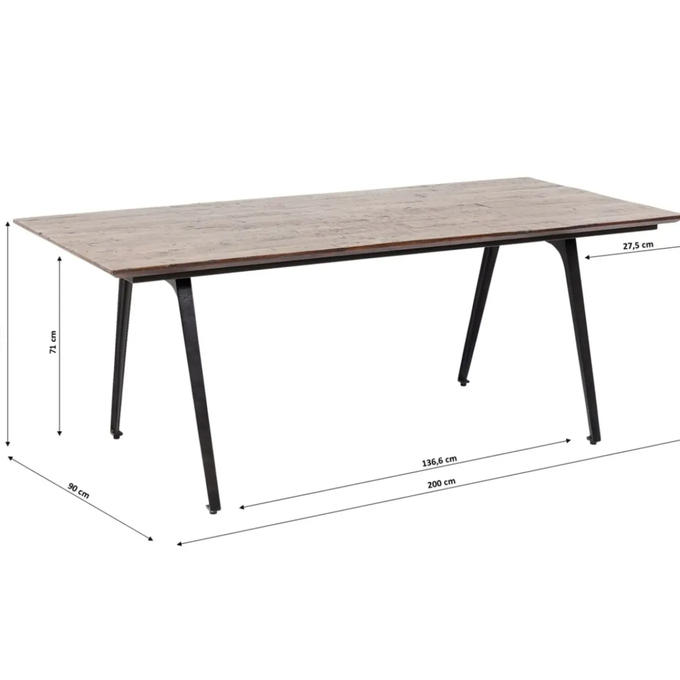 Table Paradise 200X90Cm