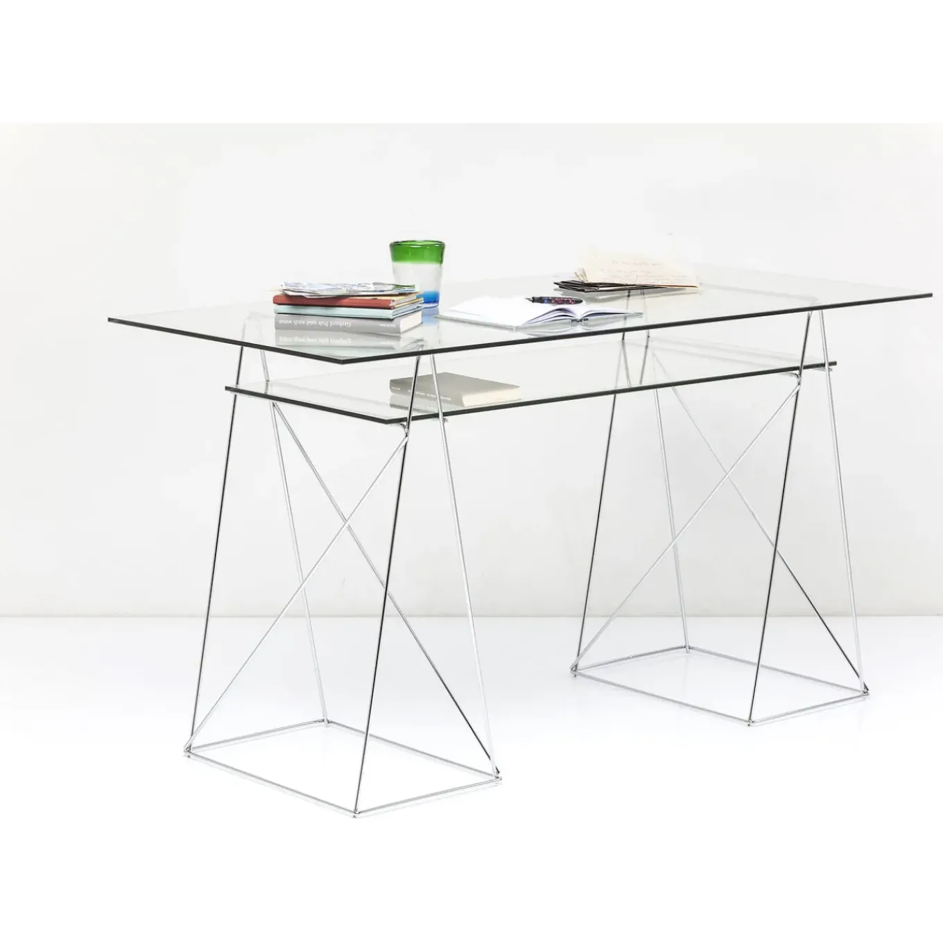 Table Polar Chrome 8 Mm (Verre Trempe)