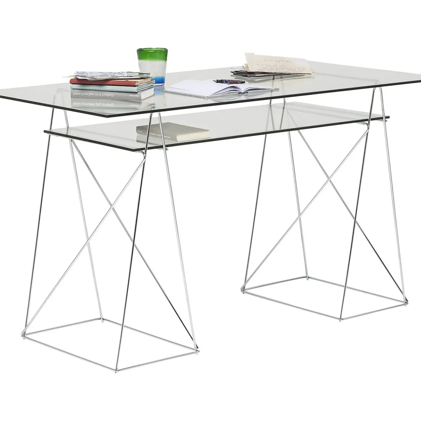 Table Polar Chrome 8 Mm (Verre Trempe)