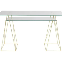 Table Polar Laiton-Verre Trempe 8Mm
