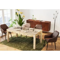 Table Puro 2 Tiroirs 180X90Cm